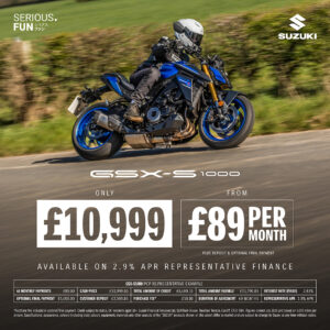 Suzuki GSX-S1000 2.9% APR £89 PER MONTH