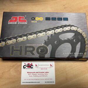 JT Chain 428-140 links Gold and black